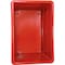 Global Industrial 20 Bushel Plastic Bulk Box Truck, Steel Chassis Base, Red, 50-2/5L x 34-3/5W x 35-3/5H 800316RD - alternate 5